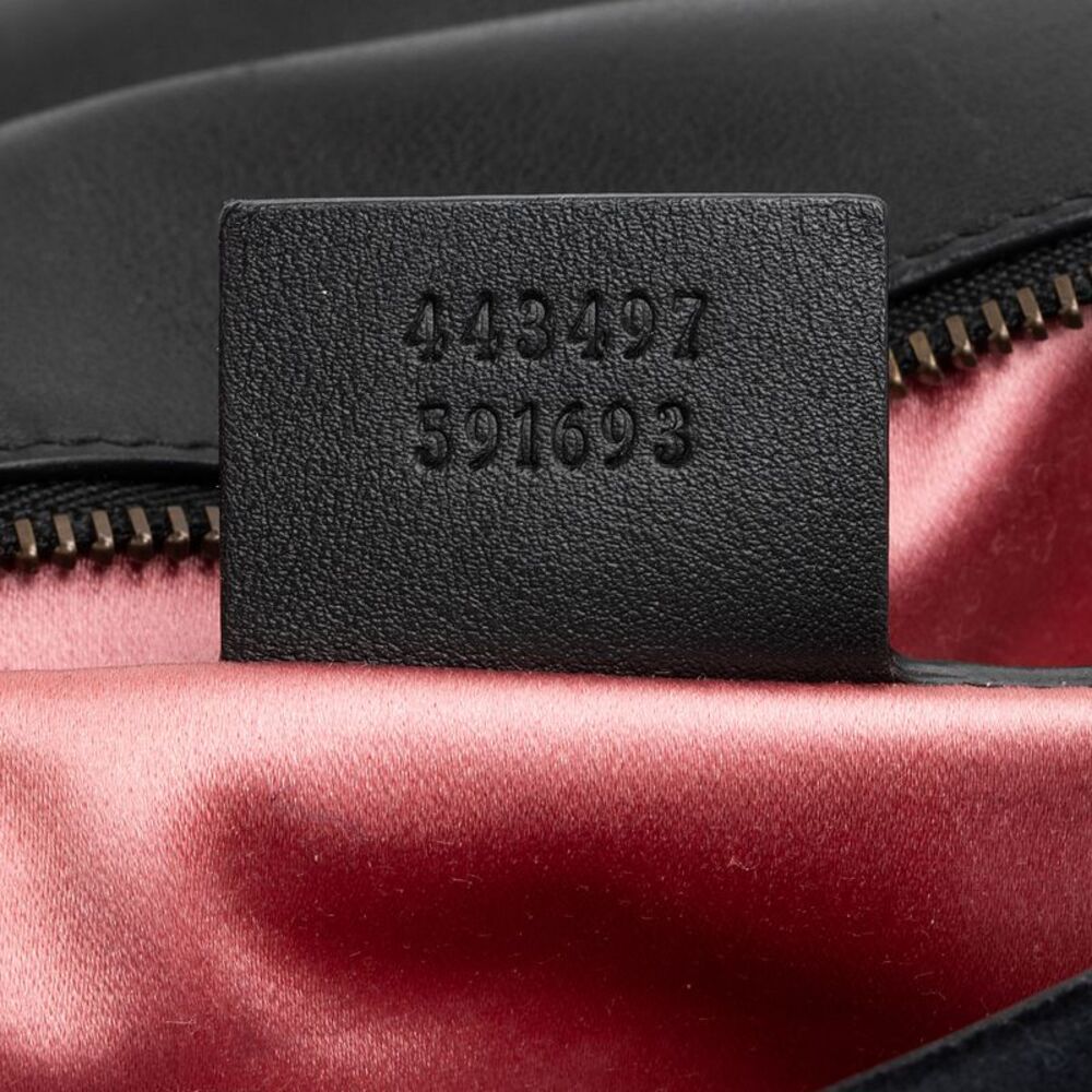 Gucci Matelasse Velvet GG Marmont Small Flap Shoulder Bag - Picture 6 of 15